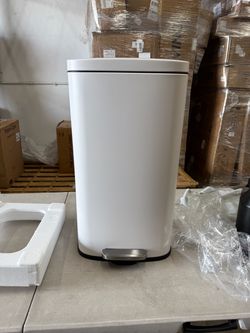 30L Stainless Steel Trash Can - LY50