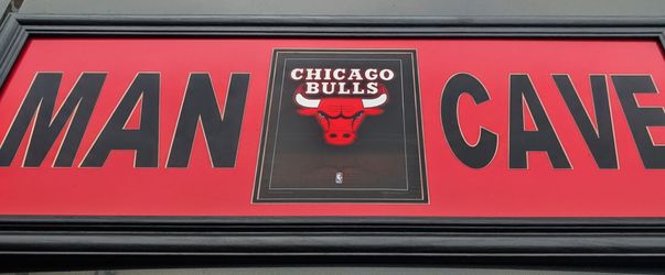 Chicago Bulls Man Cave Plaque