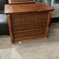 Wicker 3 Drawer Dresser