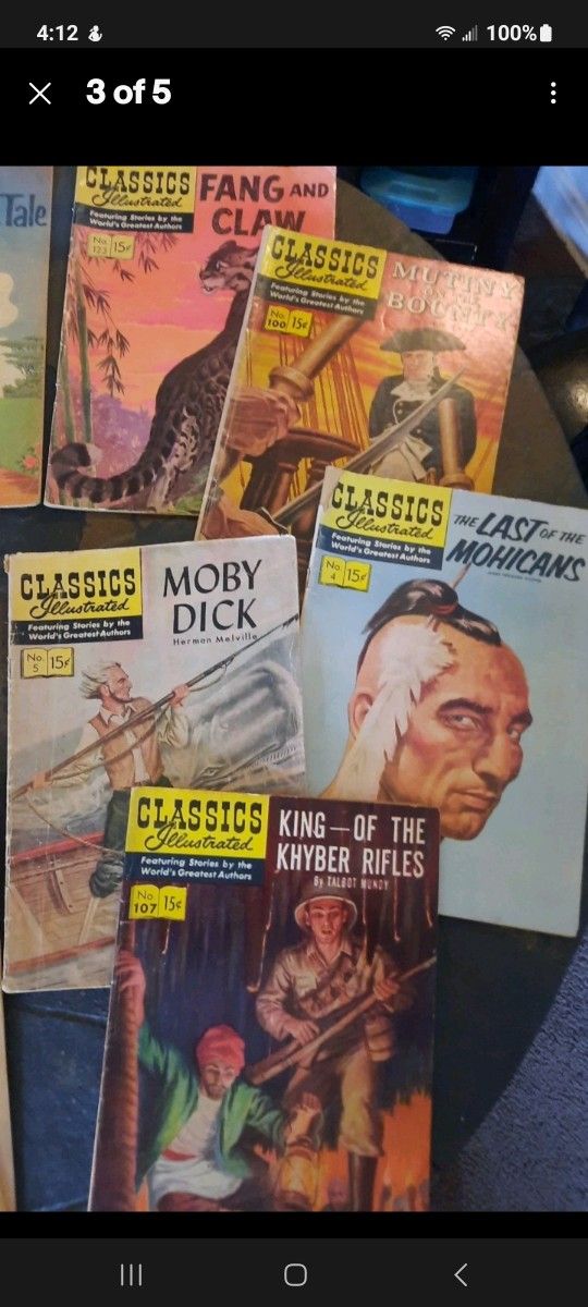 Classic illustrated and classic illustrated jr Lot of 18 Total