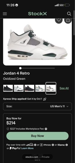 Air Jordan 4 Retro Oxidized Green