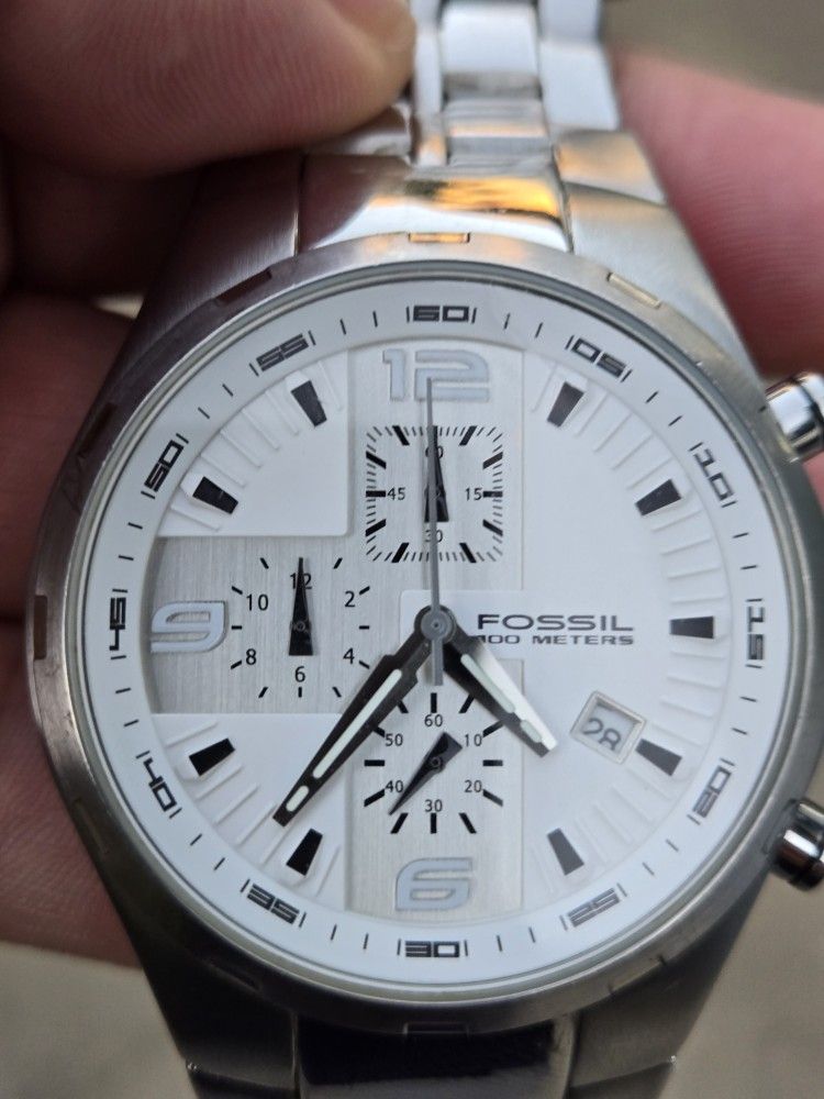 Mens Fossil quartz watch