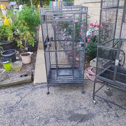 5' On Rollers Bird Cage For Exotic Birds, Etc. Carol Stream 60188