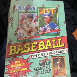 Vintage  1991 Donruss Series 2 - Baseball Puzzle and Trading Cards Box 36 Packs