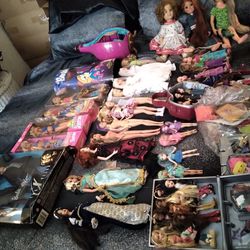 Barbie Bratz Genie Wonder Woman Bewitched Crissy Kerry Shirley Temple Finger Ding Fairies Doll's 