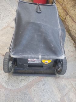Lawnmower yard man