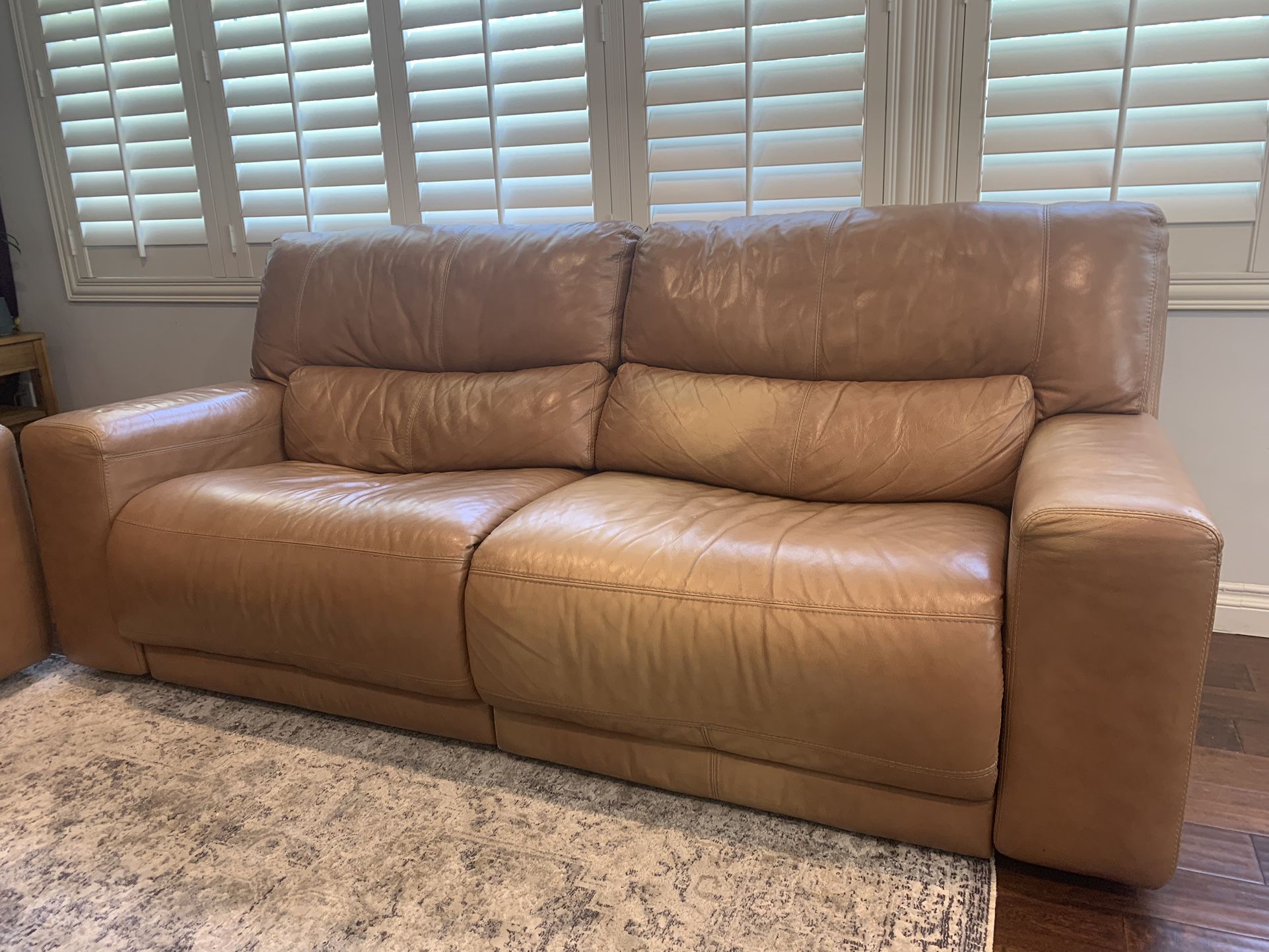 Leather Couches (full recliners, good condition)