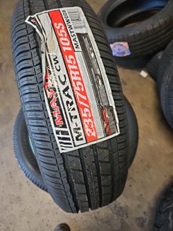 New set of tires 235 75 15