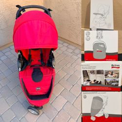 Britax B Agile Stroller with Multiple Accessories