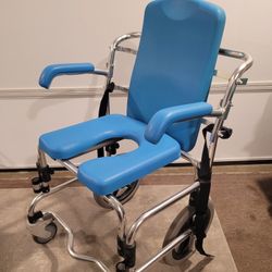 🔥 Platinum Health Baltic Transporter Shower Commode Chair Medical Mobility Aid Wheelchair Hospital Grade Assisted Care