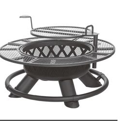 Fire Place Brand New In Box Includes BBQ Platform And Regular Fire Pit