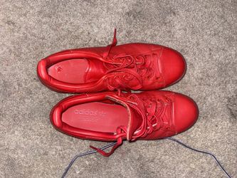 Original Adidas Red Size 9.5