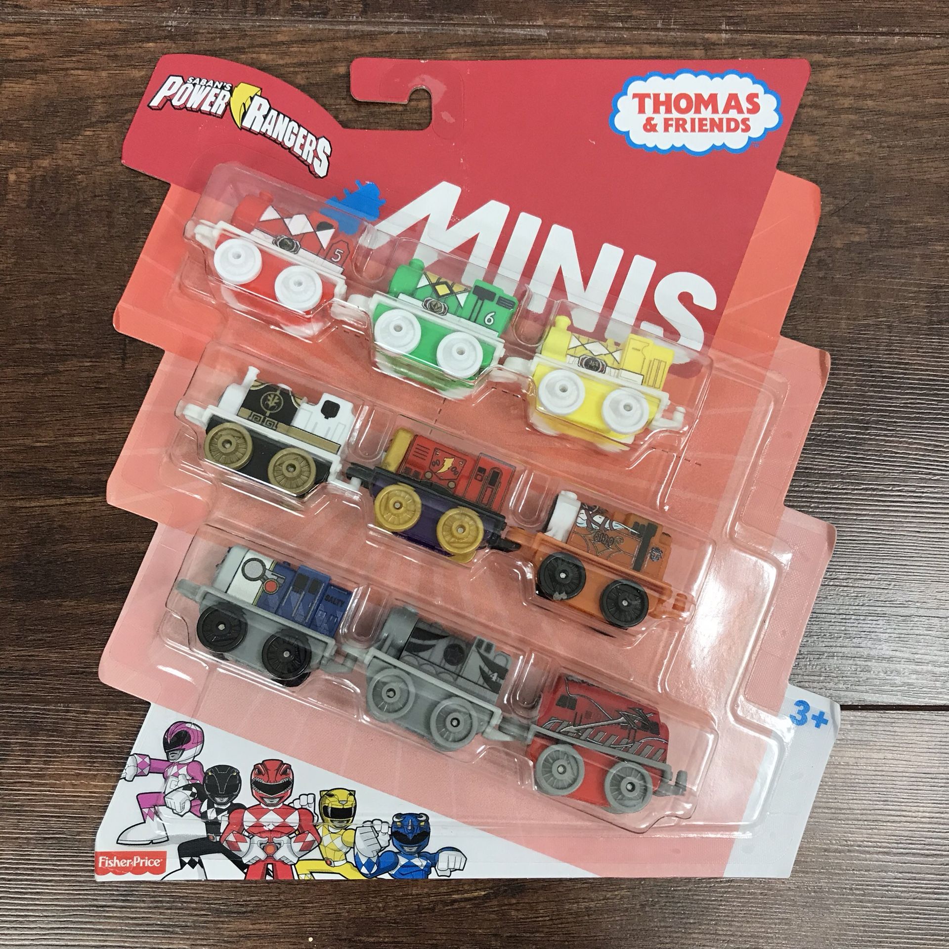 NEW Thomas & Friends Minis Saban's Mighty Morphin Power Rangers 9-Packs