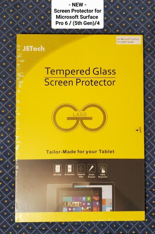 JETech Screen Protector for Microsoft Surface Pro 6 5 4 12.3-Inch Tempered Glass