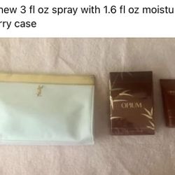 YvesSaintLaurent Opium 3fl oz Spray With Lotion And Case