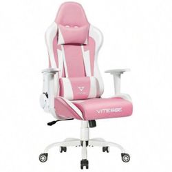 (Fast Responses!) Vitesse pink Ergonomic Gaming Chair AMAZING DEAL retail is 120$ BRAND NEW