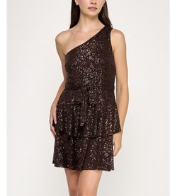 New brow sequin dress
