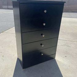 5 Drawer Black Color 