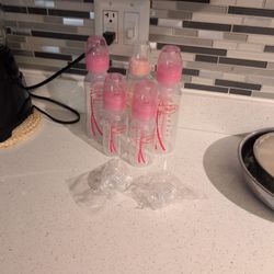Dr browns Pink Bottle Set