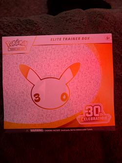 Pokémon 30th anniversary elite trainer box brand new all sealed