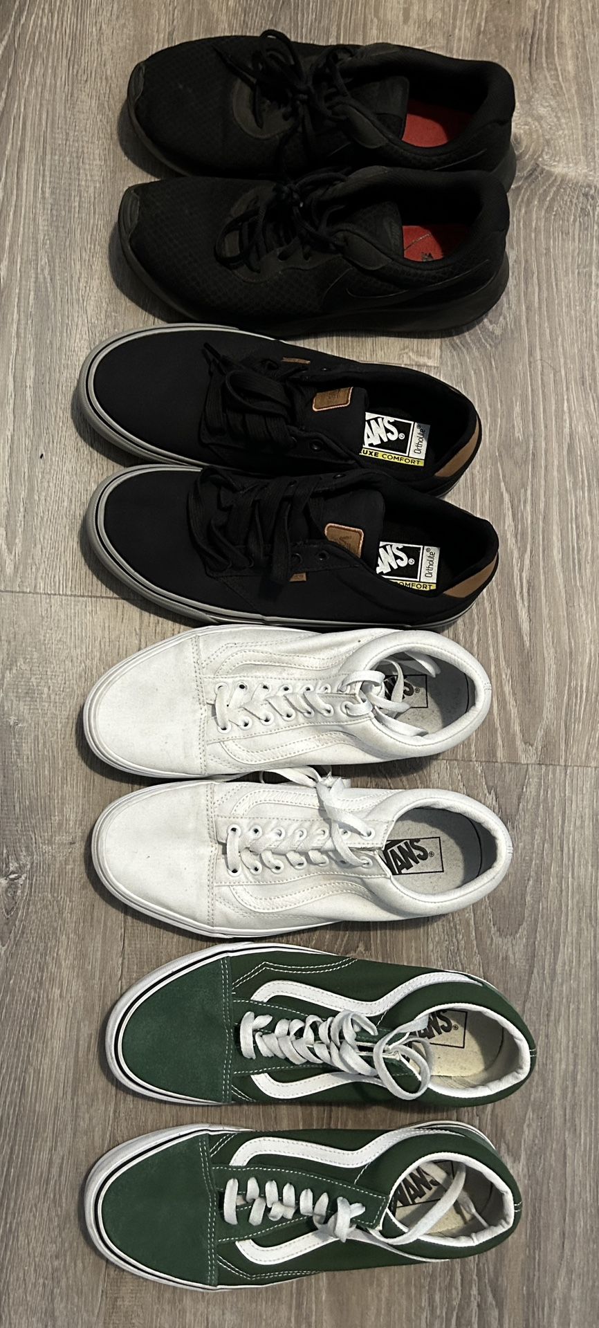 Men’s Shoe Bundle – Vans & Nike – Size 9.5