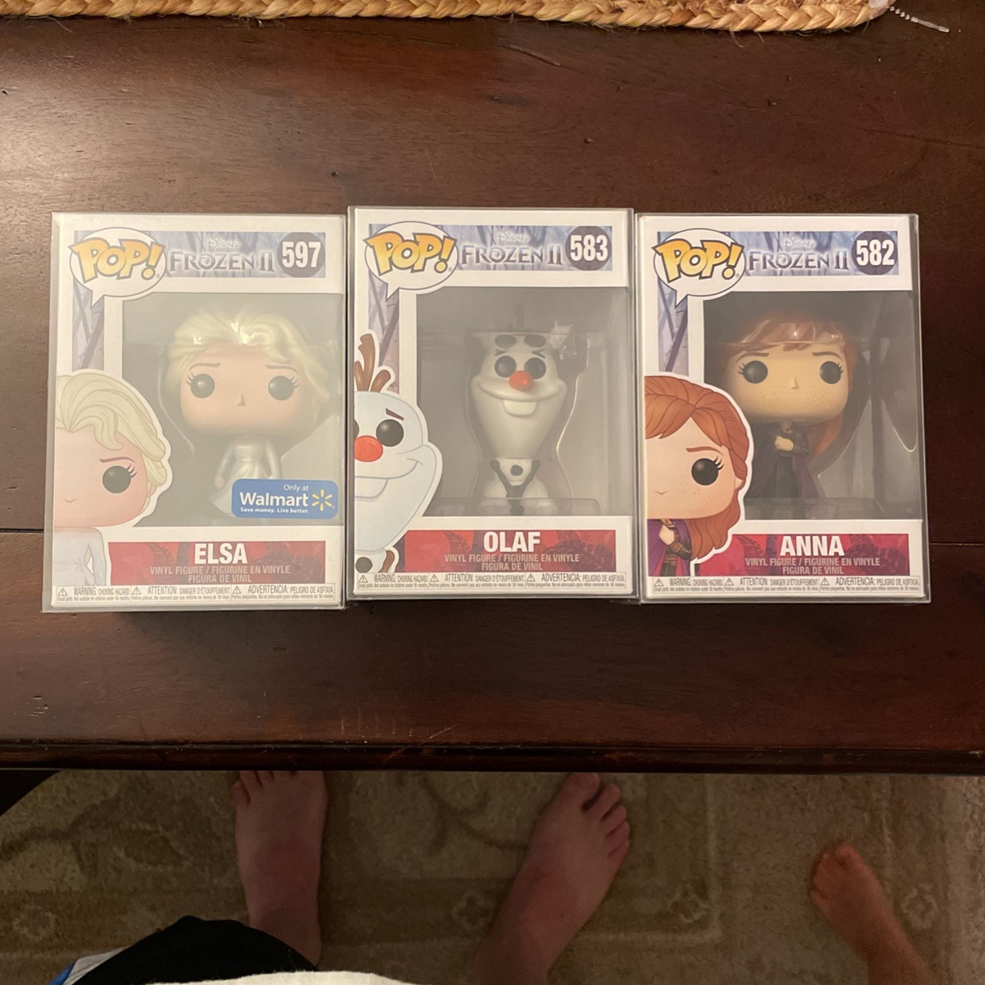 Funko POP Frozen II Collection Elsa Ana And Olaf
