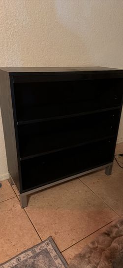 2 matching bookshelves