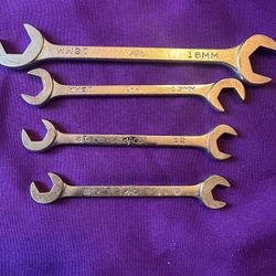 MAC Tools 4 Way Angle Open End Wrench 10 12 13 18mm DA 4Pc