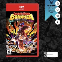 Nintendo switch  2 donkey kong bananza