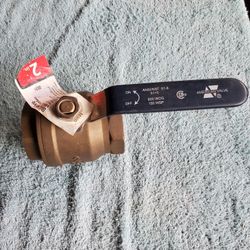 Brass Ball Valve American Valve 2" Inch