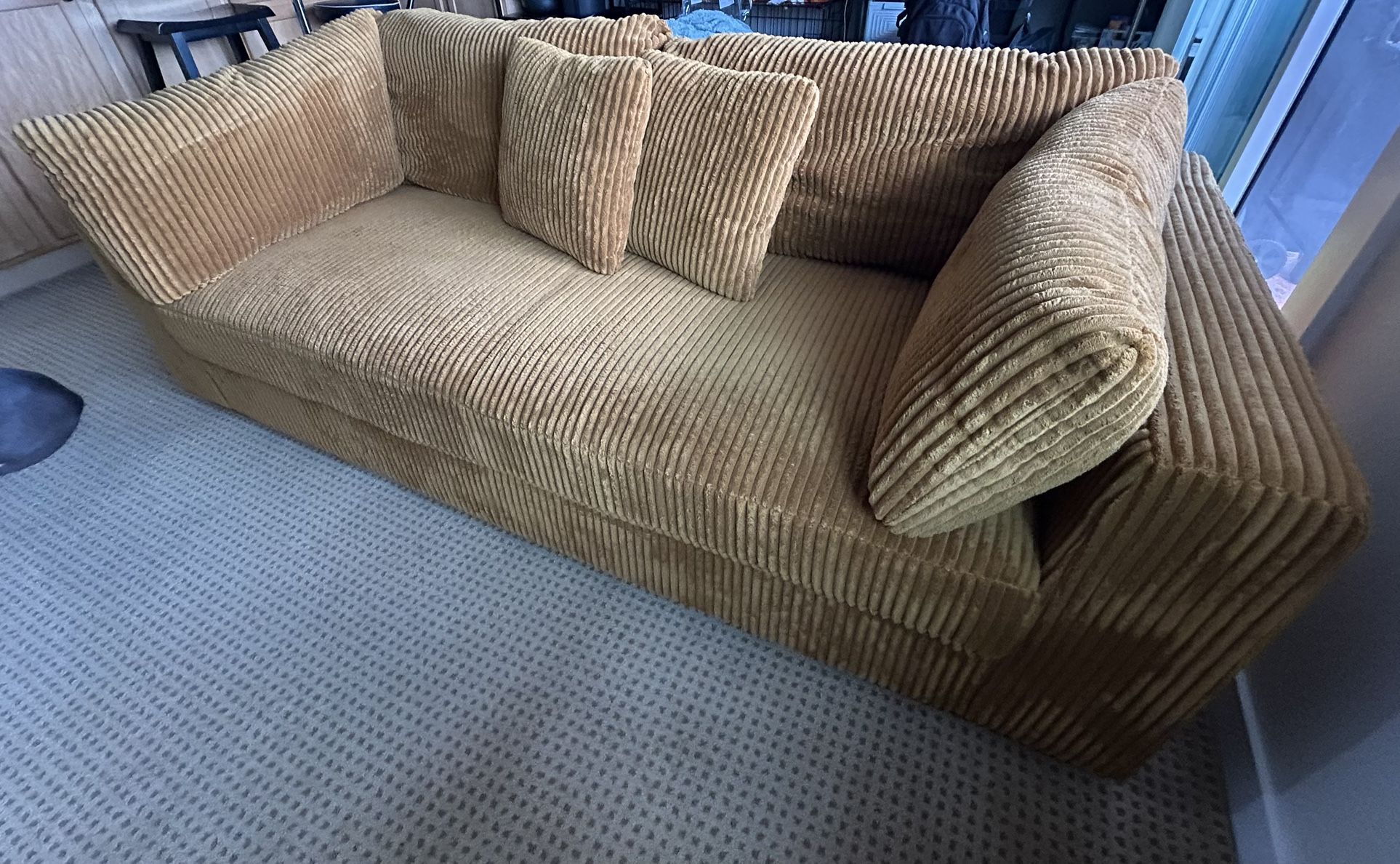 Yellow couch