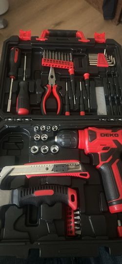 DEKO Power Drill Tool Set with Case