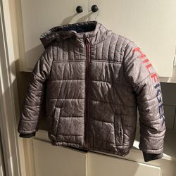 Tommy Hilfiger Boys Fleece Lined Hooded Puffer Jacket