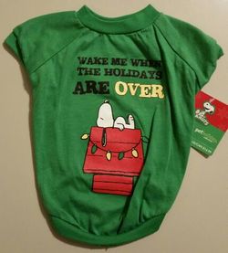 Snoopy Pet Tee Shirt - Small