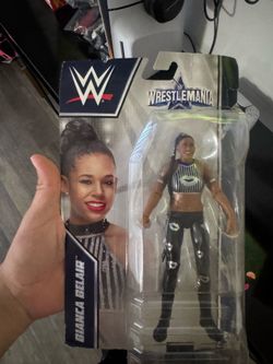 WWE Bianca Belair 6" Figure Wrestlemania 2021 Damaged Packaging