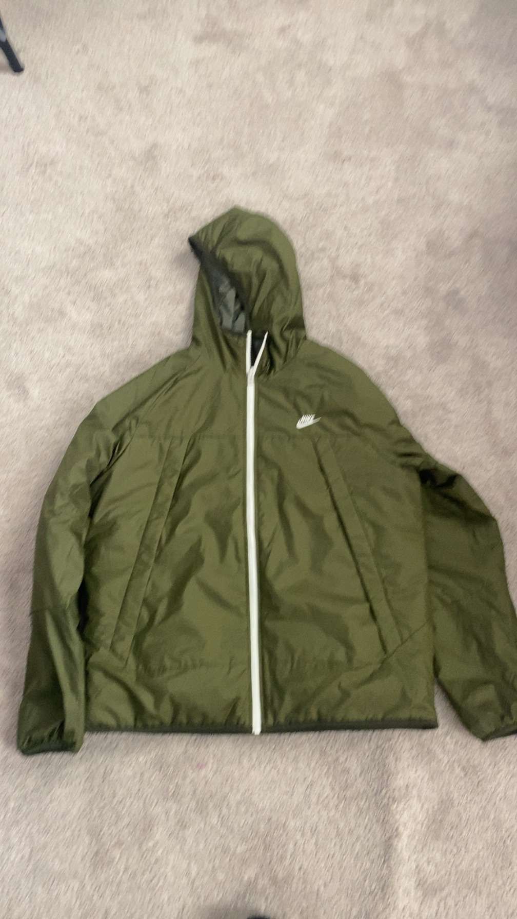 Nike Green Puffer Jacket