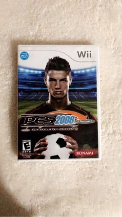 Game: “Pro Evolution Soccer 2008” Nintendo Wii