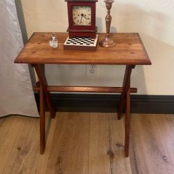 Real Wood Side Table Top: 24x14 Height: 24 Inches 