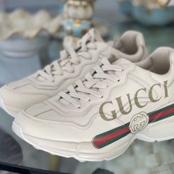 Gucci Rhyton Leather Sneaker