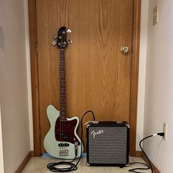 Electric Bass with Amplifier