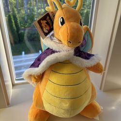 Brand New With Tags Pokémon Dragonite Build A Bear Plush With Accessories 