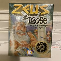 New ZEUS ON THE LOOSE A Card Game of Mythic Proportions Math Kids SEALED IN BOX