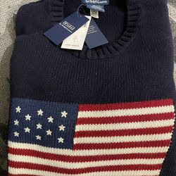 2025-2026 Polo Ralph Lauren Flag Sweater NWT