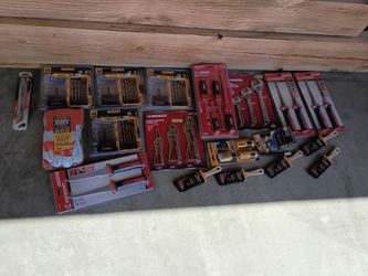 Mixed New Tool Lot – DeWalt, Milwaukee, Husky, Crescent