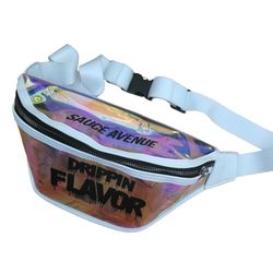 sauce avenue drippin flavor Translucent Iridescent Rainbow Fanny Pack