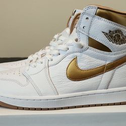 Jordan 1 Retro OG White/Gold Men's 10.5