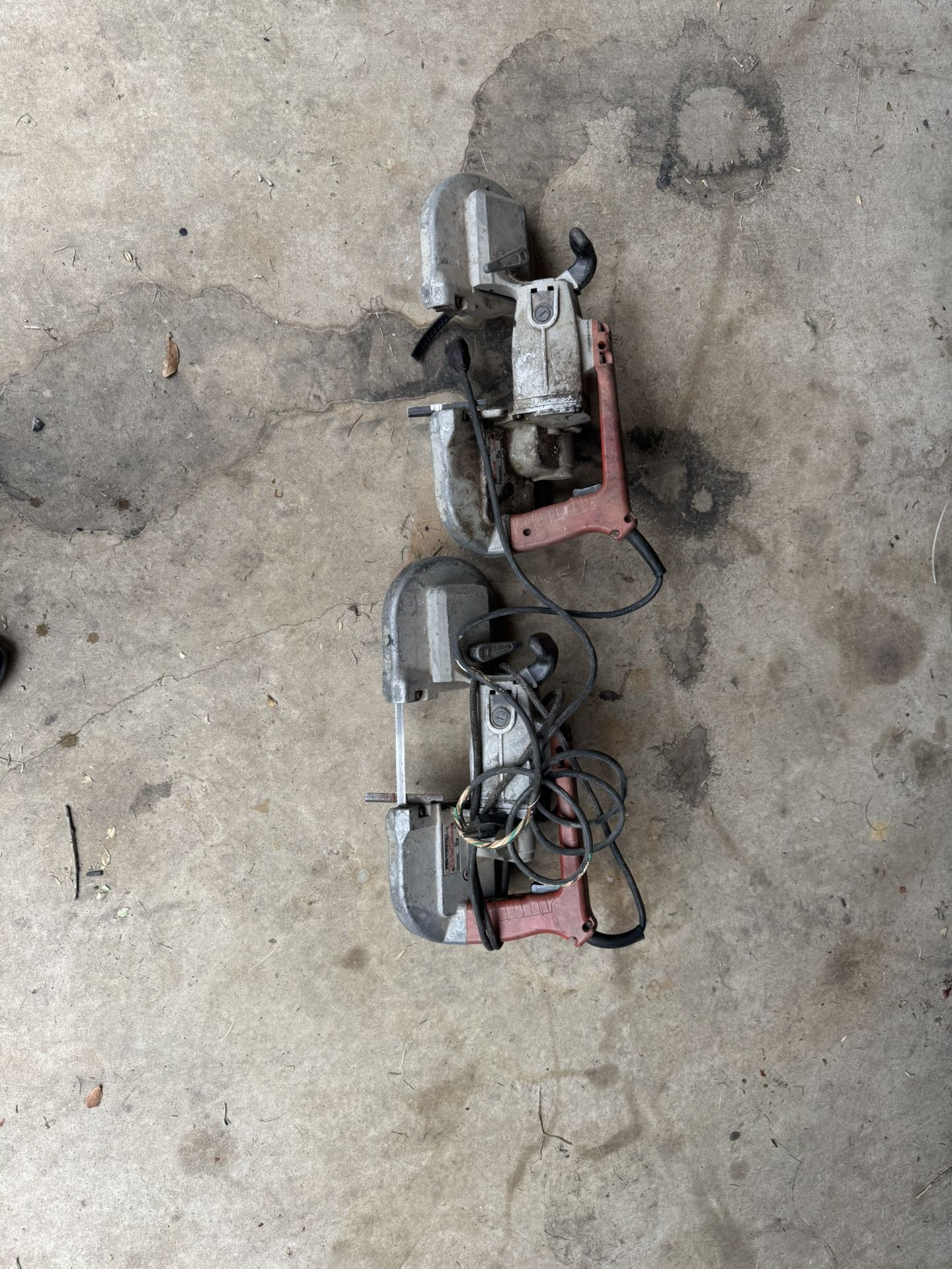 Two Milwaukee Heavy Duty Band Saws