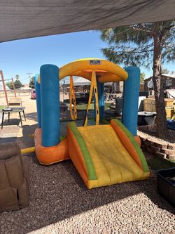 My 1st Jump n Play Inflatable Bounce House with Slide