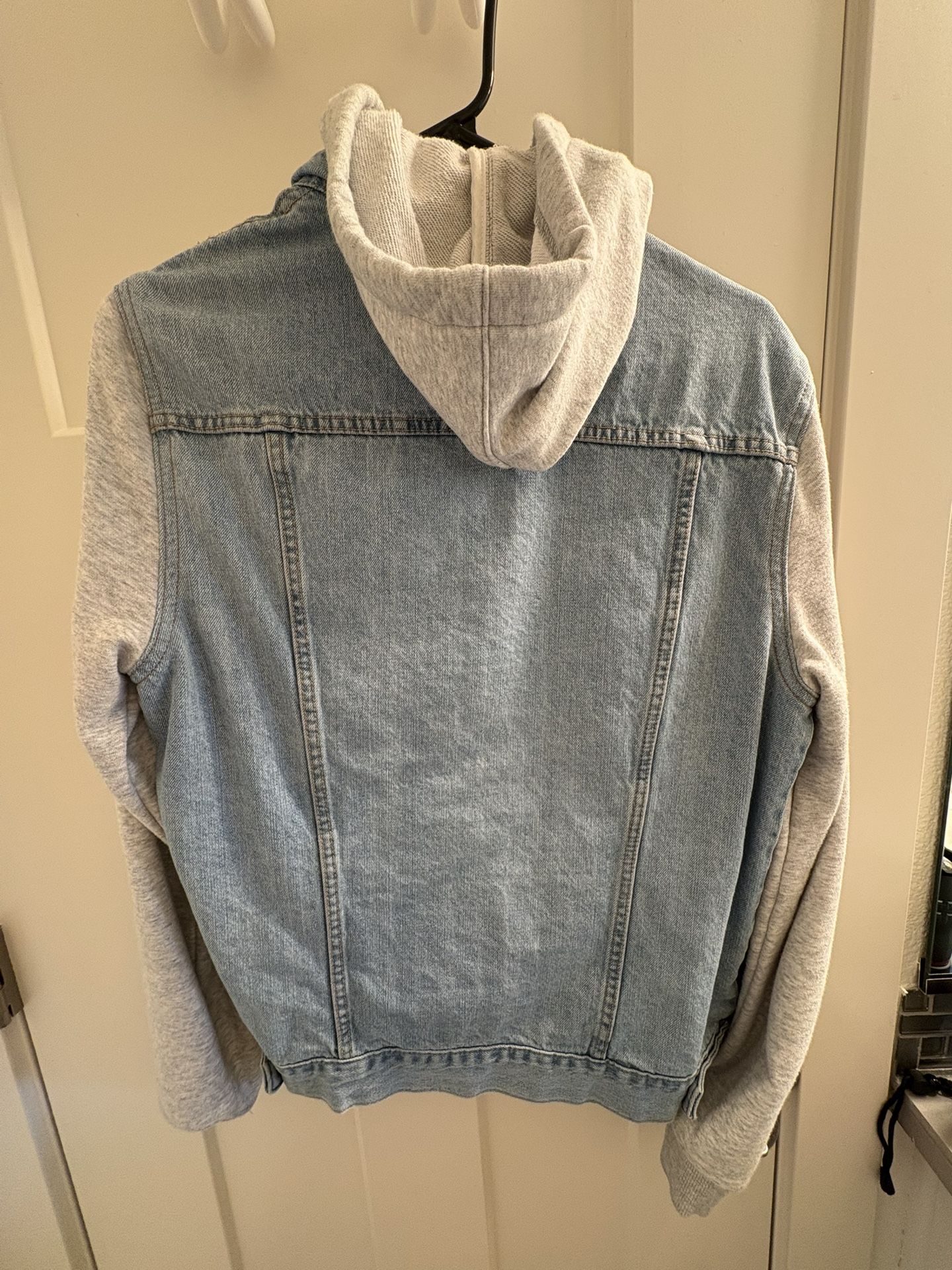 Forever 21 Jean Jacket Hoodie