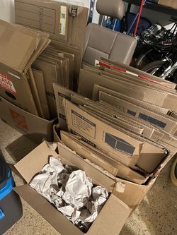 Moving boxes/paper